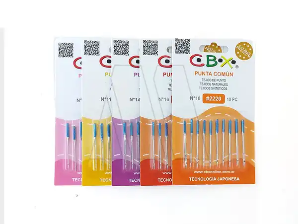AGUJAS P/MAQUINA CBX X 10UN