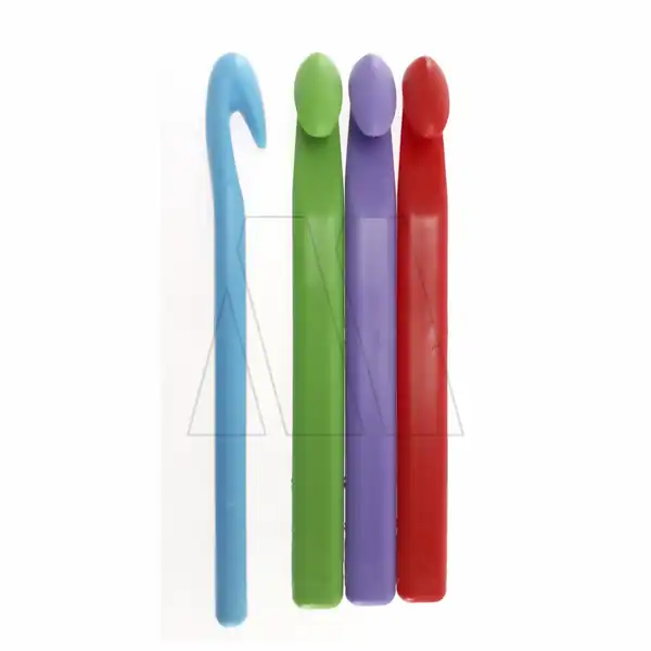 AGUJAS CROCHET PVC PACK X 6UN