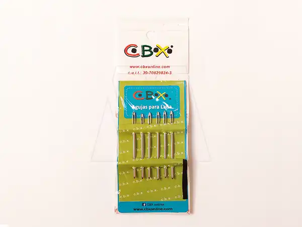 SET DE AGUJAS P/LANA S/PUNTA Nº55  10 BLISTER X 6UN