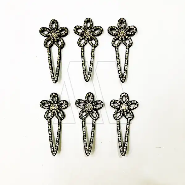 APLIQUES STRASS FLOR CALADA X 18UN