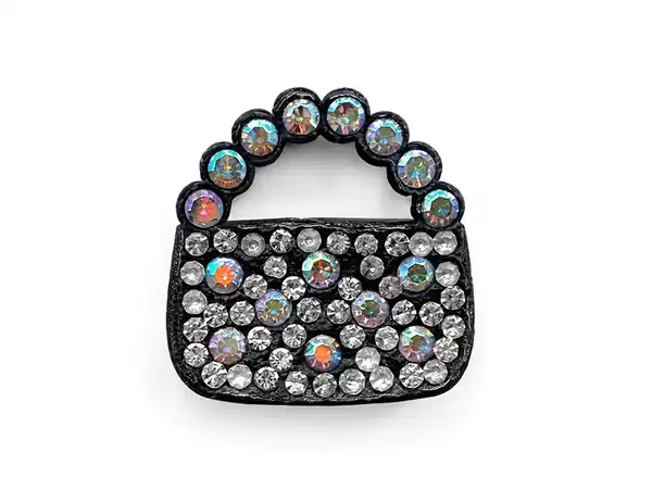 APLIQUES STRASS CARTERA 2,5CM X 12UN