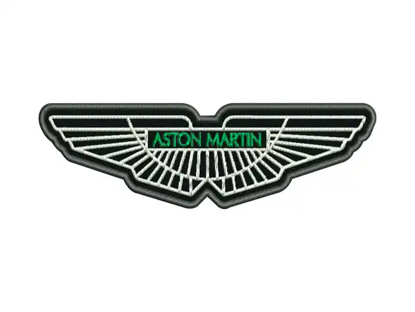 APLIQUE BORDADO TERMOAD ASTON MARTIN 15,5CM X 4CM X 1UN 