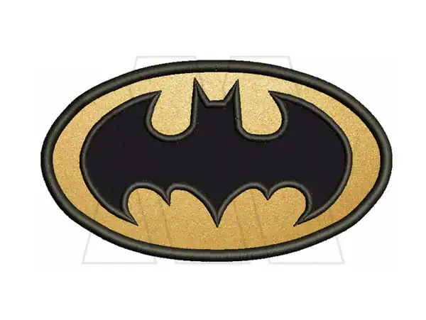 APLIQUE BORDADO TERMOAD MOTIVO 1 BATMAN X 2UN