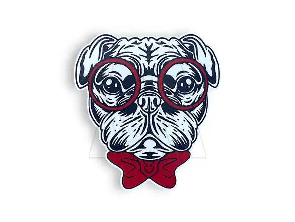 ESTAMPA DTF TERMOAD PERRO 7,5CM X 7,5CM X 4UN