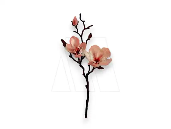 ESTAMPA DTF TERMOAD FLOR DE DURAZNO 3CM X 7CM X 4UN