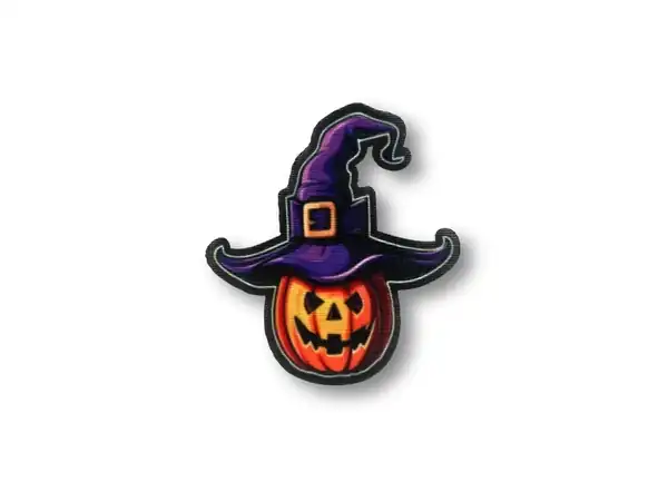  APLIQUE ESTAMPADO TERMOAD CALABAZA 7CM X 8CM X 6UN 