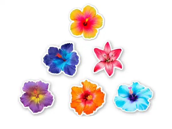 APLIQUE ESTAMPADO TERMOAD FLORES 10CM X 10CM X 6UN