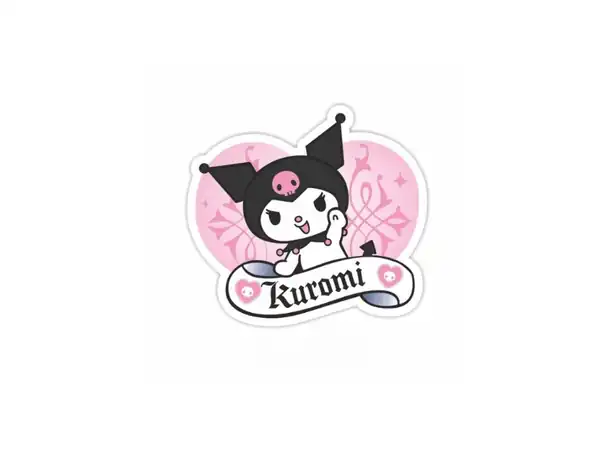 APLIQUE ESTAMPADO CONEJITA KUROMI CHICO X 6UN