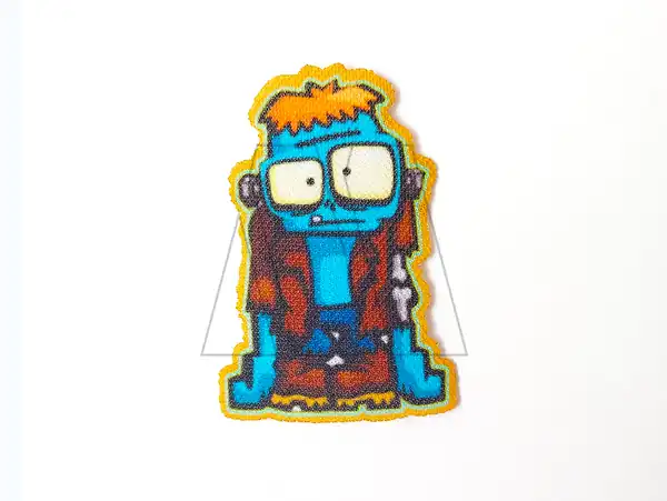 APLIQUE ESTAMPADO TERMOAD ZOMBIE ZOM BEEF X 6UN