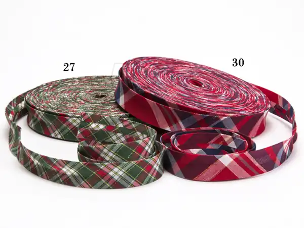 CINTA BIES ALGODON POPLIN FANTASIA C/LUREX 20MM X 25MTS