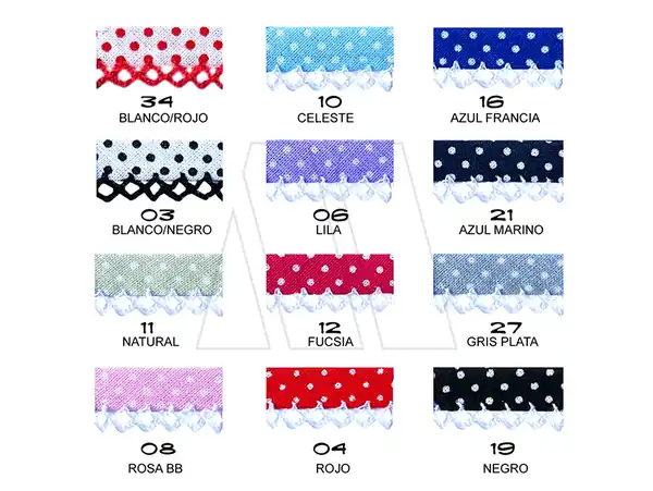 CINTA BIES BROOKLYN DECOR LUNARES 20MM X 10MTS