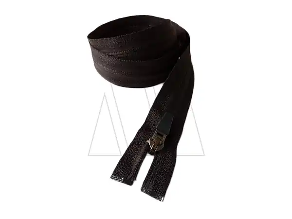 CIERRE 6MM DESMONTABLE REVERSO INVISIBLE NEGRO COMUN 80CM