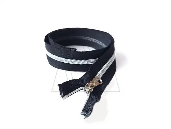 CIERRE PLATA SILVER NYLON DESMONTABLE 75CM