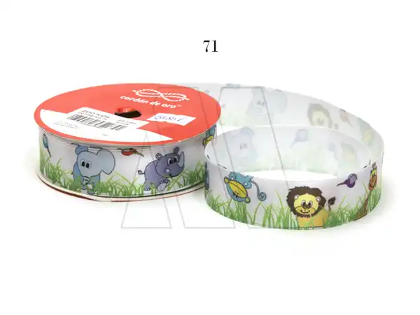 CINTA ZOO KIDS CORDON DE ORO 39MM X 10MTS