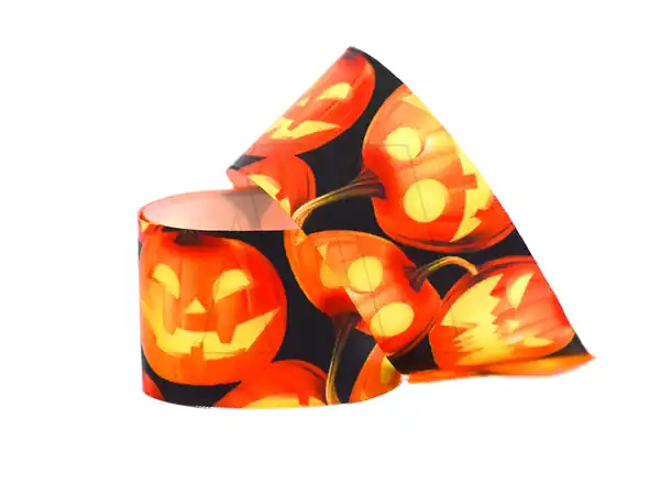 CINTA CALABAZAS HALLOWEEN CORDON DE ORO 39MM X 10MTS