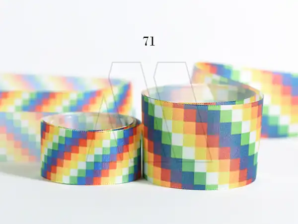 CINTA FANTASIA WIPHALA CORDON DE ORO 40MM X 10MTS