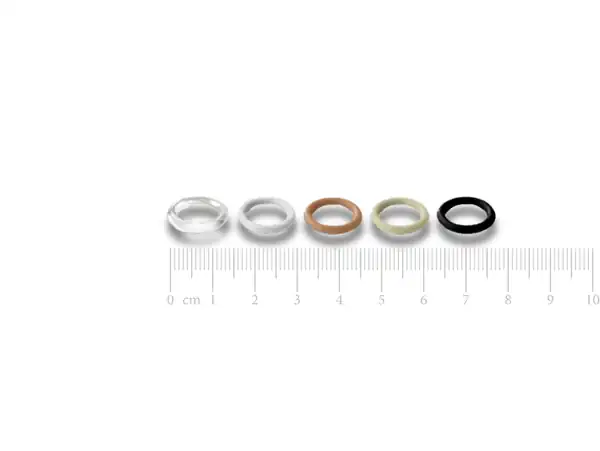ARGOLLA DE PLASTICO PARA LENCERIA 13MM X 50UN
