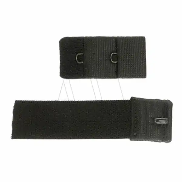 REPUESTO CORPIÑO 1 GANCHO C/ELASTICO AFELPADO 2CM X 12UN