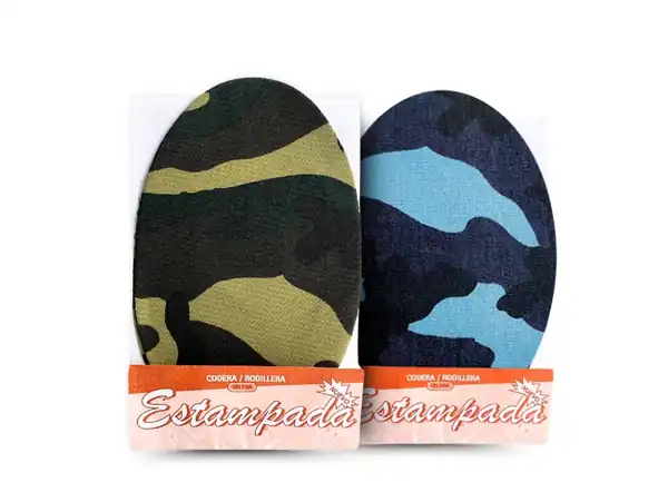 PITUCON ESTAMPADO MILITAR NRO 2 TERMOADHESIVO X 6 PARES 