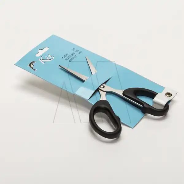 TIJERA KIT ALUMINIO C/MANGO PLASTICO P/MANUALIDADES 14CM