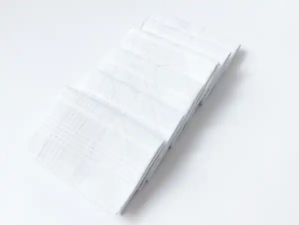 PAÑUELOS HOMBRE BLANCOS 100%ALGODON X 6UN