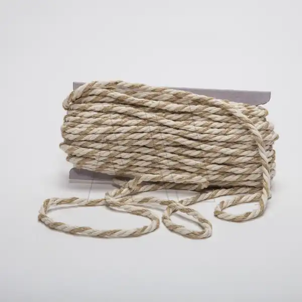CORDON MEDIANO ALGODON/YUTE 7MM X 20MTS