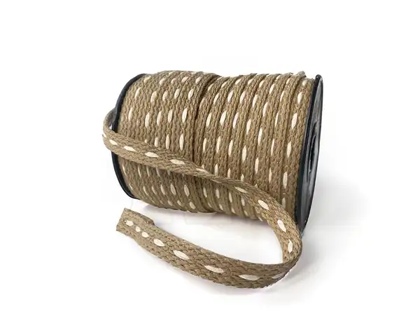 GALON ALGODON SIMIL YUTE 20MM X 25MTS