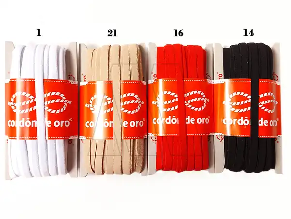 ELASTICO AFELPADO CORDON DE ORO 10MM X 20MTS