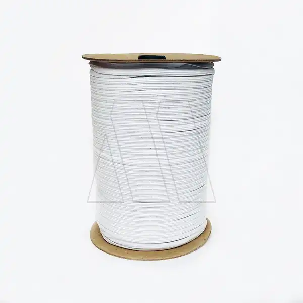 ELASTICO POL BLANCO 5MM X 100MTS