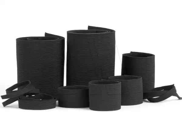ELASTICO ITALIANO NEGRO 25MM X 25MTS