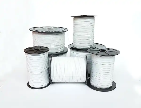 ELASTICO POLIESTER BLANCO 11MM X 50MTS