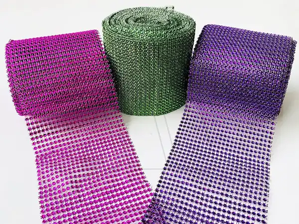 GALON FALSO STRASS 12CM X 10YDS