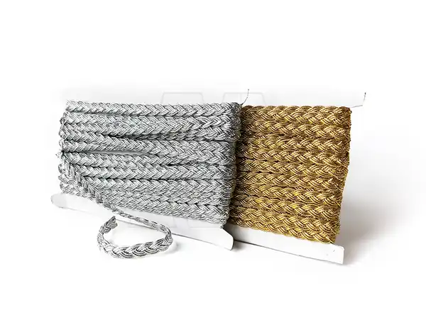 GALON LUREX TRENZADO 10MM X 10YDS