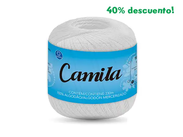 HILO CAMILA BLANCO 10 OV X 330MTS 50GRS