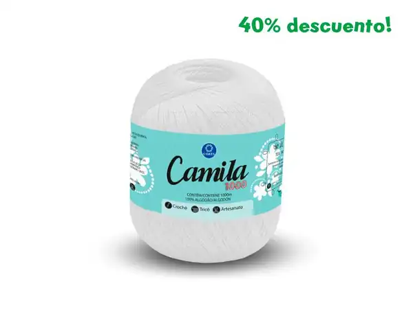 HILO CAMILA BLANCO 6 OV X 1000MTS 150GRS