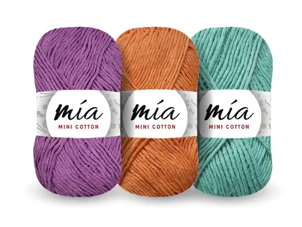 HILO 6 CABOS ALGODON  MIA HILADOS MINI COTTON  10 OV X 50GRS