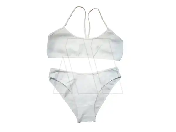 CONJUNTO BLANCO CON VEDETINA CHERRY ALG Y LYCRA T 10,12,14