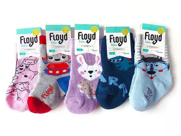 MEDIA TERMICA 1/2 CAÑA ESTAMPADA INFANTIL FLOYD T. 0