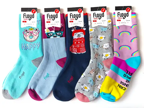 MEDIA TERMICA 1/2 CAÑA ESTAMPADA INFANTIL FLOYD T. 4