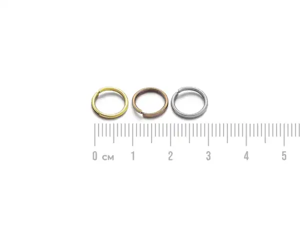 ARGOLLAS METALICAS SIMPLES 8MM X 25GR