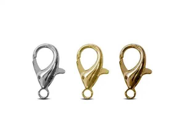 MOSQUETON BIJOU METALICO 21MM X 100UN