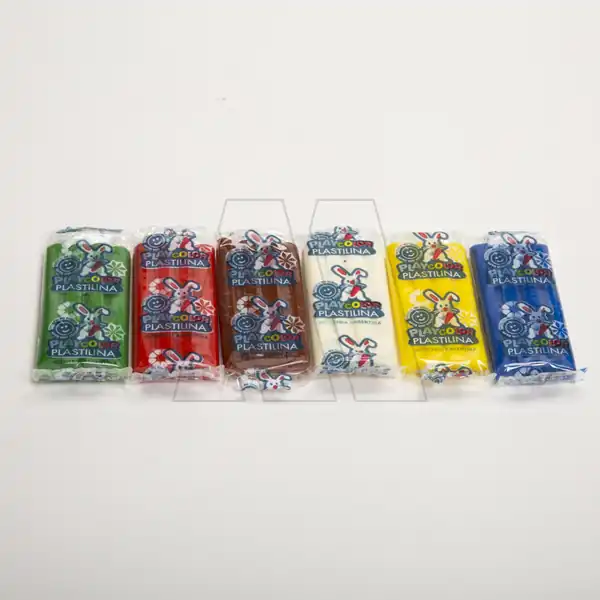 PLASTILINA PLAYCOLOR X 24 PANCITOS DE 17GRS