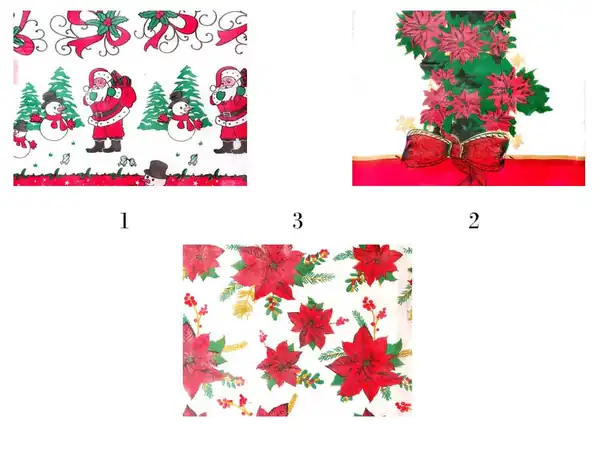 FLISELINA POLIPROPILENO MANTEL NAVIDEÑO 1.40 X 50MTS