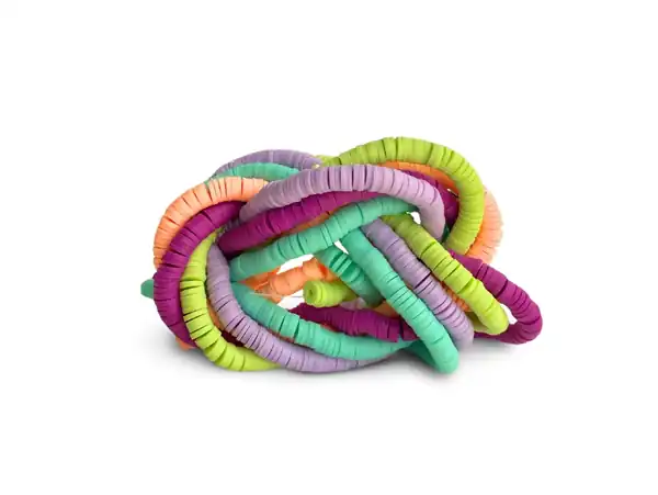 TIRA CUENTAS DE FIMO BIJOU 30CM (350UN APROX)