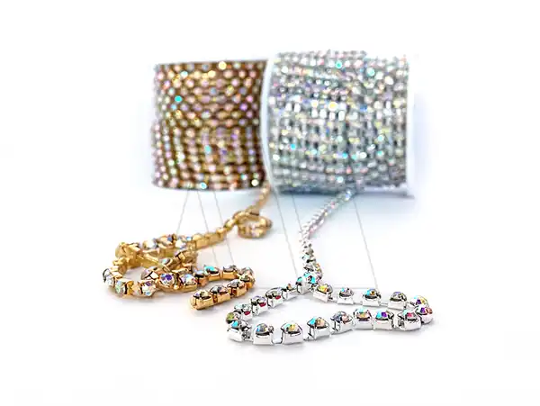 STRASS CADENA AURORA BOREAL NRO 6 2MM X 10YDS