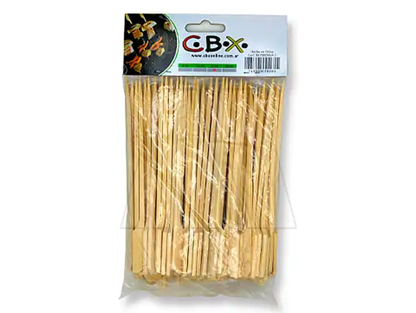 PINCHO DE BAMBU CBX 15CM X 100UN