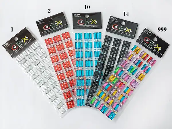STICKERS ACRILICOS AUTOADHESIVOS CBX X PLANCHA