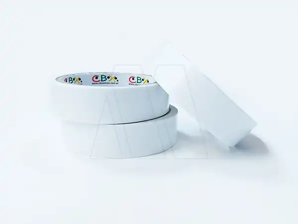 CINTA DOBLE FAZ ADHESIVA 24MM X 10 MTS CBX