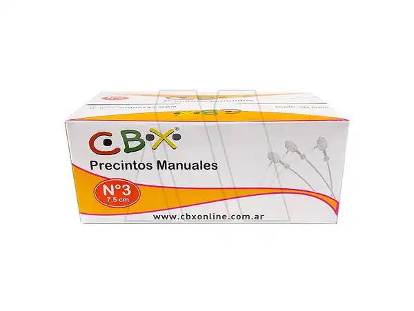 PRECINTOS MANUALES CBX N°3 7,5CM X 5000UN APROX