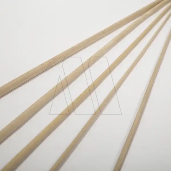 VARILLA MADERA SIN LUSTRAR 12MM X 1MT